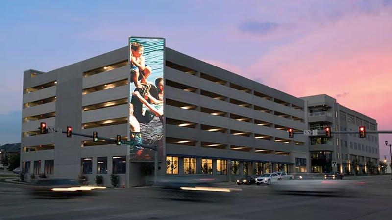 Mediamesh Transparent LED Facade