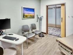 ExamSlide Sliding Door at McKay-Dee Oncology Suite ExamSlide Sliding Door at McKay-Dee Oncology Suite