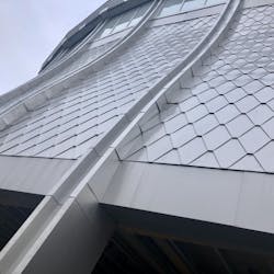 InvariMatte micro textured stainless steel flat lock exterior panels InvariMatte micro textured stainless steel flat lock exterior panels