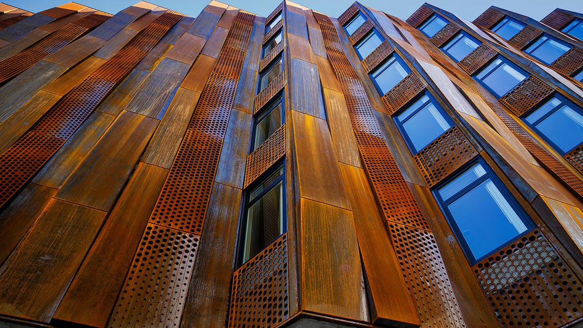 B&Omacr;K Modern Cor-Ten Facade Solutions