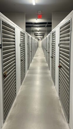 Storage Hallway with Bradyl Bins Storage Hallway with Bradyl Bins