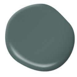 Splotch of Hidden Gen paint. A smokey jade tone. Splotch of Hidden Gen paint. A smokey jade tone.
