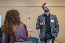 Garrett Herbst presenting at an AIA Charlotte event. Garrett Herbst presenting at an AIA Charlotte event.