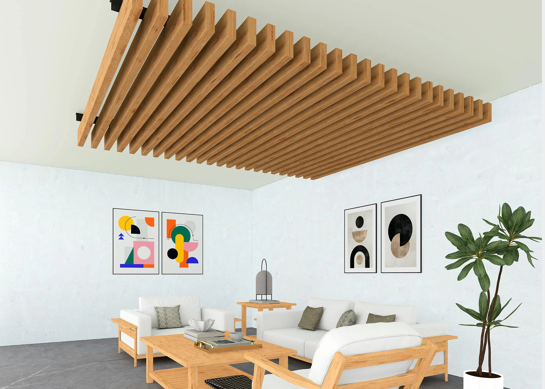 LumaBuilt Mosaic Beam Ceiling System