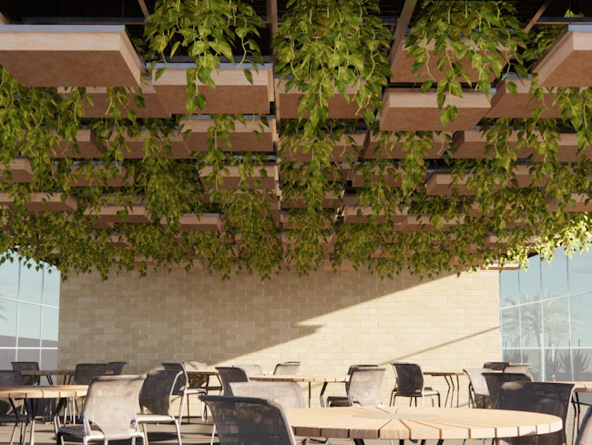Lanai Bio-Acoustic Clouds Ceiling Systems