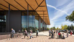 Redmond Library Exterior with Hardscape Redmond Library Exterior with Hardscape