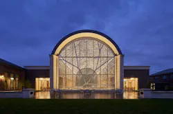 Custom Metal Sunshade at Pembroke Hill Custom Metal Sunshade at Pembroke Hill