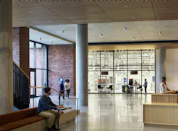 At Aggie Square, ZGF Architects created transparent ground-floor maker spaces to put research on display to inspire the next generation of STEM researchers. At Aggie Square, ZGF Architects created transparent ground-floor maker spaces to put research on display to inspire the next generation of STEM researchers.
