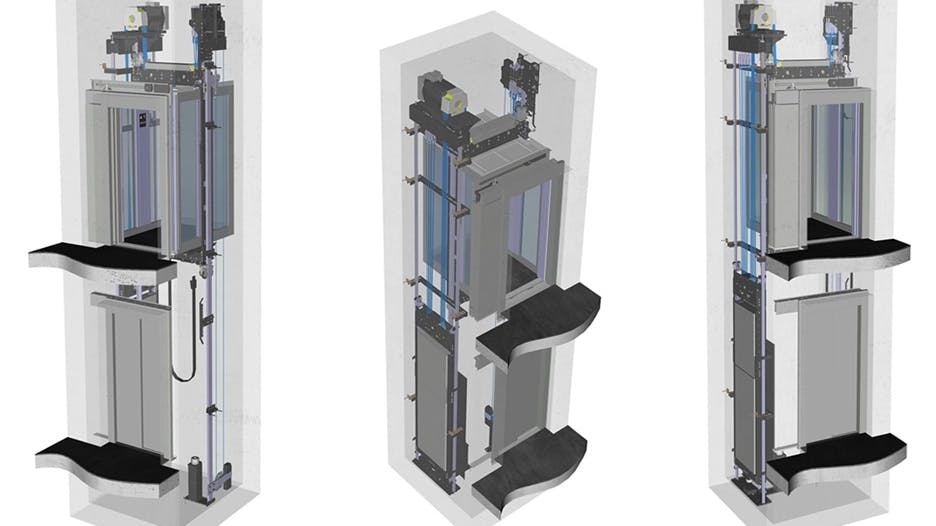 Symphony MRL Machine-Room-Less Elevator