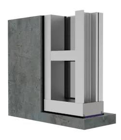 2. YES 60 TU Front Set Storefront System