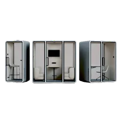 VRT’POD office pods in three different sizes.