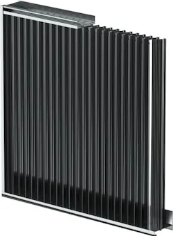 Greenheck’s Model EVH-501 wind-driven rain louver