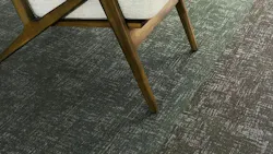 Chair on carpet.