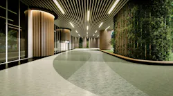 The only printed and coated rubber flooring in the world that is completely free of Red List Chemicals.