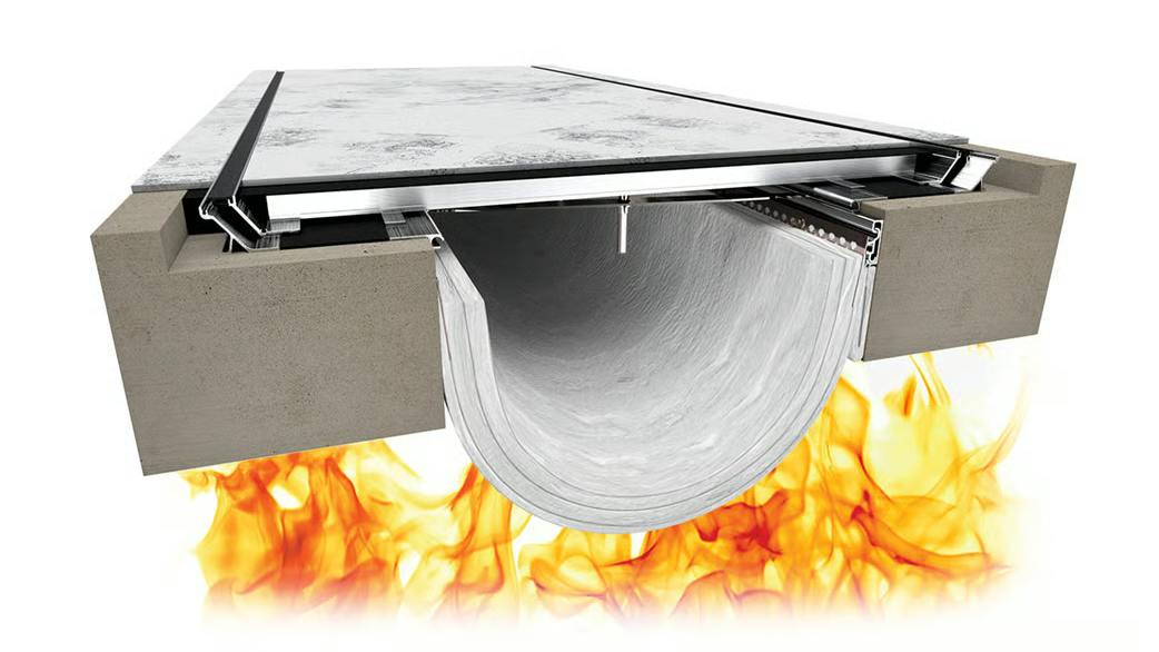 illustration of Fireline 940 Lateral Shear Fire Blanket with flames.