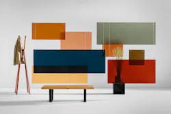 8 colored panels of 2026 color collection from 3form.