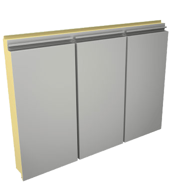 Insulated metal panel.
