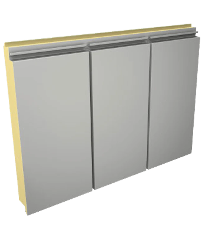 Insulated metal panel.