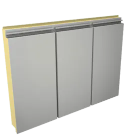 Insulated metal panel.