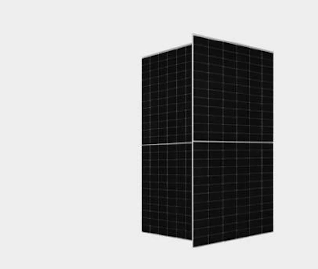Two photovoltaic panels.